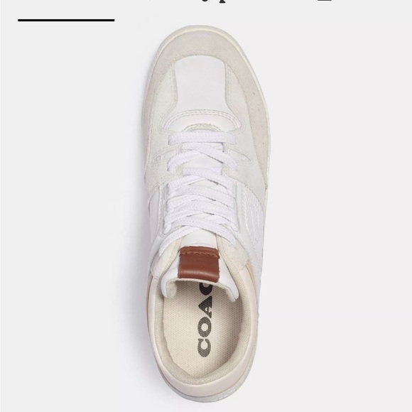 Coach white sneakers 7.5 - Picture 10 of 10